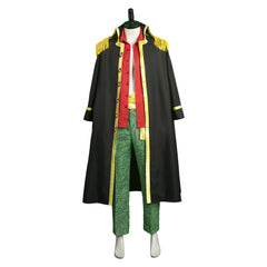 One Piece Kapitän Marshall·D·Teach Kostüm SET Cosplay Halloween Karneval Outfits