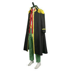 One Piece Kapitän Marshall·D·Teach Kostüm SET Cosplay Halloween Karneval Outfits