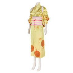 One Piece Kikunojo Kimono Cosplay Kostüm Halloween Karneval Outfits