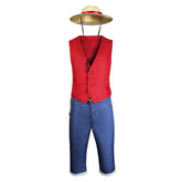 One Piece Monkey D. Luffy Kostüm Cosplay Halloween Karneval Outfits
