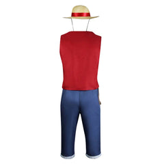 One Piece Monkey D. Luffy Kostüm Cosplay Halloween Karneval Outfits