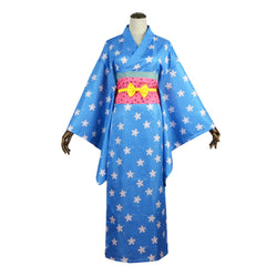 One Piece Nami blau Kimono Cosplay Kostüm Outfits