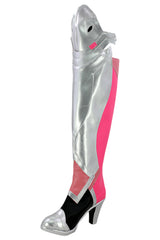 Overwatch Mercy Angela Ziegler Rosa Mercy Cosplay Schuhe Stiefel