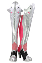 Overwatch Mercy Angela Ziegler Rosa Mercy Cosplay Schuhe Stiefel