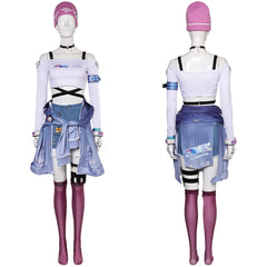 OW Le SSerafim Kiriko Kostüm Set Overwatch Kiriko Cosplay Halloween Karneval Outfits