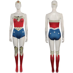 Prinzessin Diana Wonder Woman Jumpsuit Cosplay Kostüm Halloween Karneval Outfits