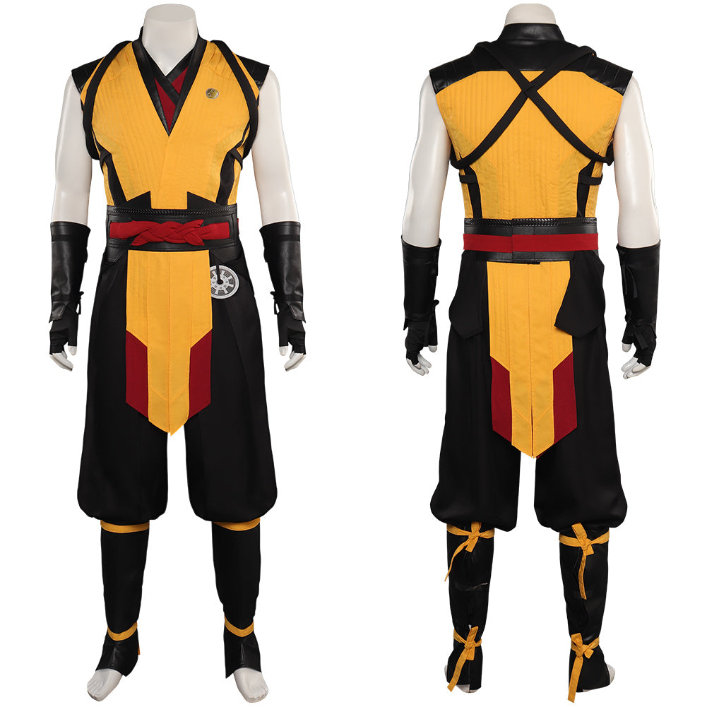 Scorpion Kostüm Set Mortal Kombat Scorpion Cosplay Halloween Outfits