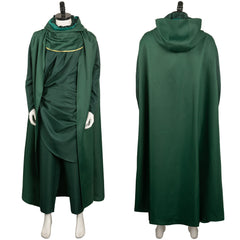 Serie Loki Staffel 2 Loki grün Umhang Cosplay Kostüm Halloween Karnenval Outfits