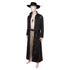 Serie One Piece Dracule Mihawk Kostüm Set Cosplay Halloween Karneval Outfits