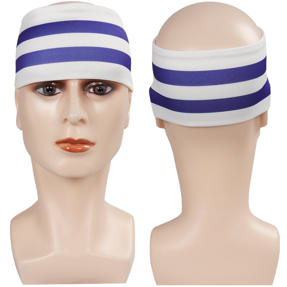Serie One Piece Krieg-Piratenbande Gin The Man-Demon Kopfbedeckung Kopftuch Cosplay Zubehör