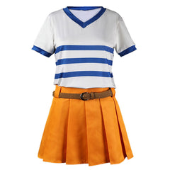 Serie One Piece Nami Kostüm Set Cosplay Halloween Karneval Kostüm