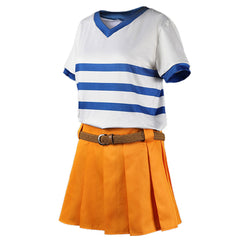Serie One Piece Nami Kostüm Set Cosplay Halloween Karneval Kostüm