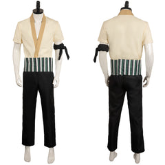 Serie One Piece Roronoa Zoro Cosplay Kostüm Set Halloween Karneval Outfits