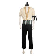 Serie One Piece Roronoa Zoro Cosplay Kostüm Set Halloween Karneval Outfits