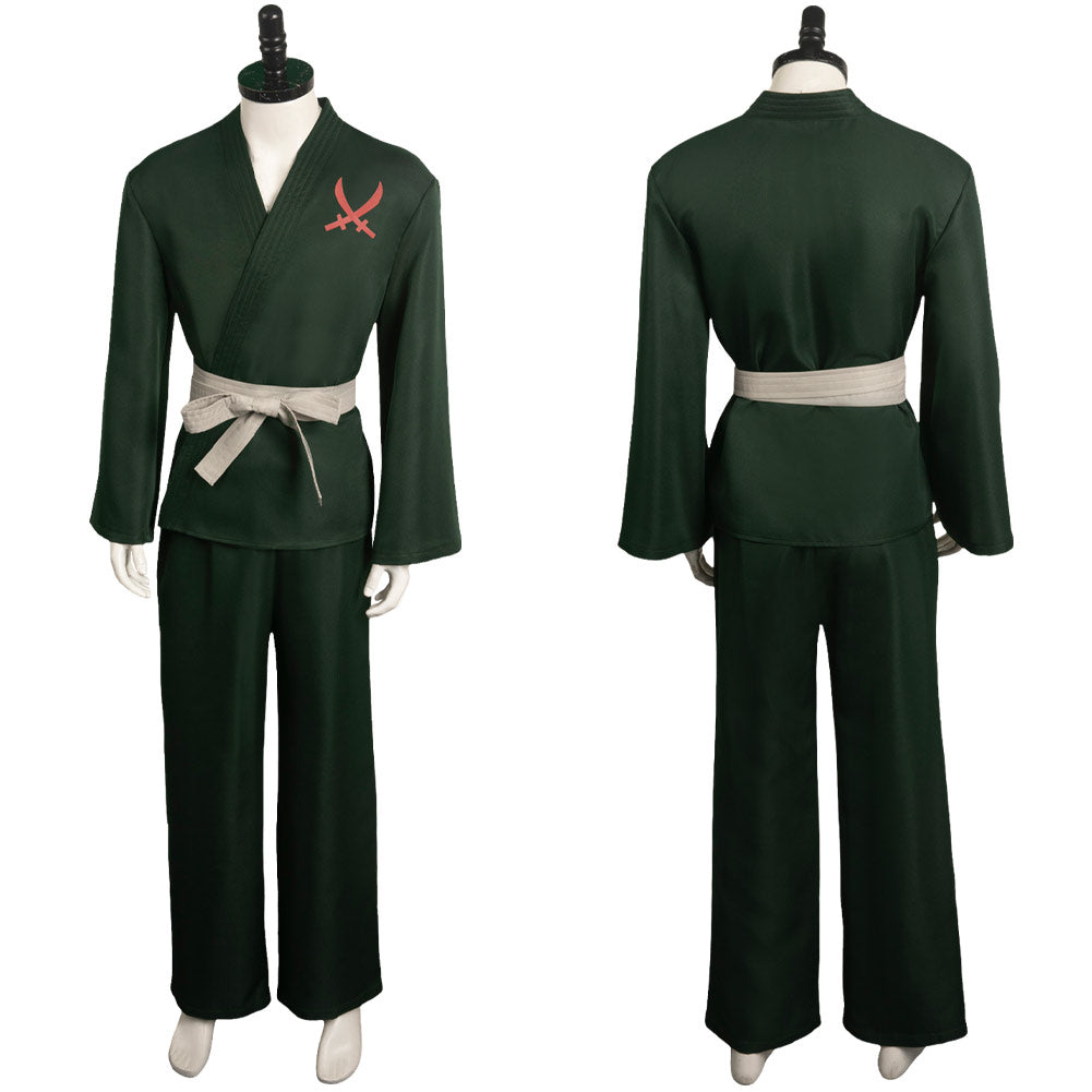 Serie ONE PIECE Roronoa Zoro Karateanzug Cosplay Halloween Karneval Kostüm