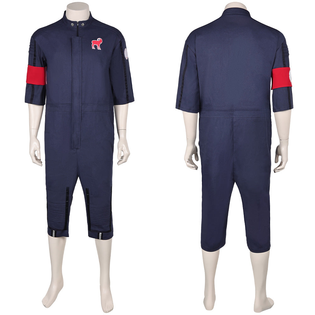 Slipknot Band Uniform Jumpsuit Overall Joey Jordison Cosplay Kostüm Erwachsene Schwarz Faschingkostüme