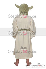 Kinder Yoda Jedi Öhre Fleece Badenmantel Jugendliche Kind Robe