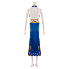 Street Fighter Chun Li Cheongsam Cosplay Kostüm Halloween Karneval Outfits