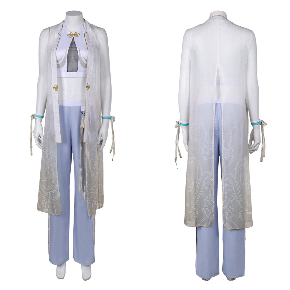 Street Fighter Chun Li Cosplay Kostüm Set Halloween Karneval Outfits