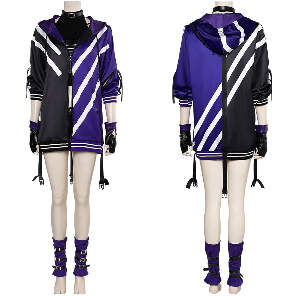 Tekken 8 Reina Cosplay Kostüm Set Halloween Karneval Outfits