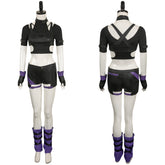 Tekken Reina Cosplay schwarz Kostüm Halloween Karneval Outfits