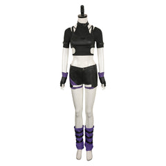 Tekken Reina Cosplay schwarz Kostüm Halloween Karneval Outfits
