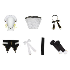 The Vexations of a Shut-In Vampire Princess - Villhaze Dienstmädchen-Outfit Cosplay Kostüm Set