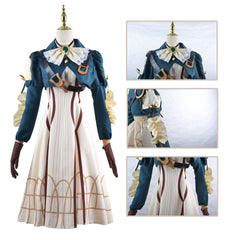 Violet Evergarden Vaioretto Evagaden Violet Kleid Cosplay Kostüm Set