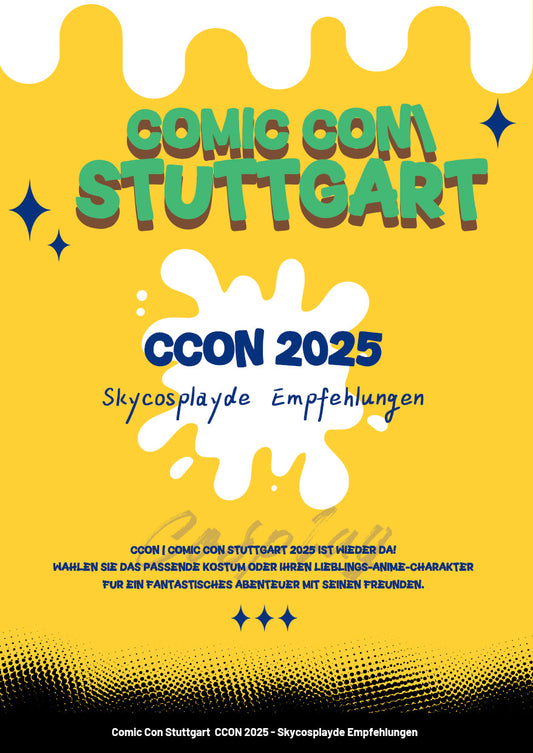 Comic Con Stuttgart 2025 – SkyCosplay Empfehlungen und Rabattaktion