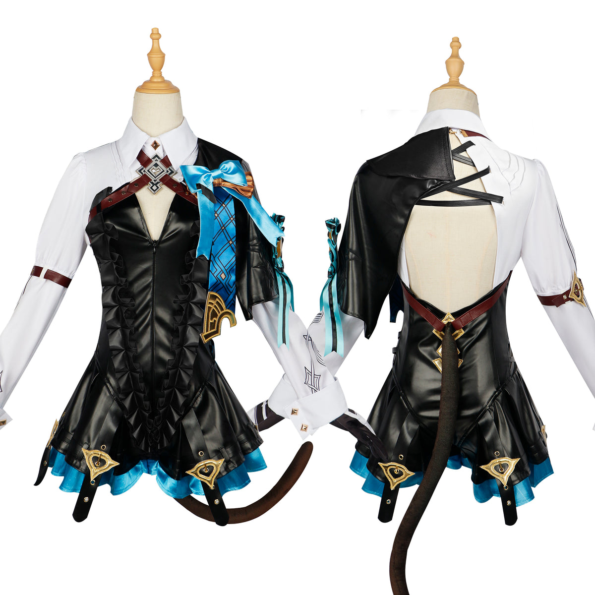 Lynette Kostüm Set Genshin Impact Lynette Cosplay Halloween Karneval Outfits