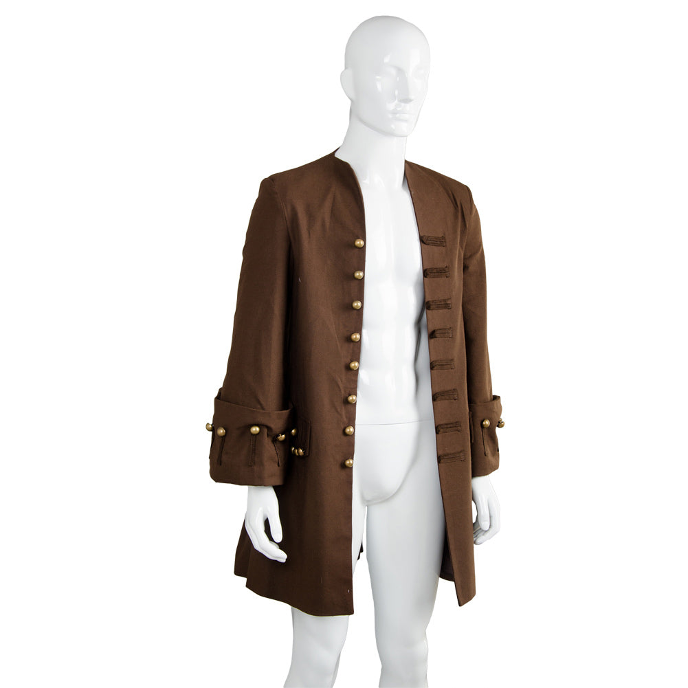 Pirates Of The Caribbean Fluch der Karibik Jack Sparrow Johnny Depp nur 1 Jacke Cosplay Kostüm