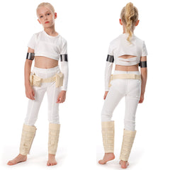Kinder Mädchen Star Wars Age Of Republic Padmé Amidala Kostüm Halloween Karneval Outfits