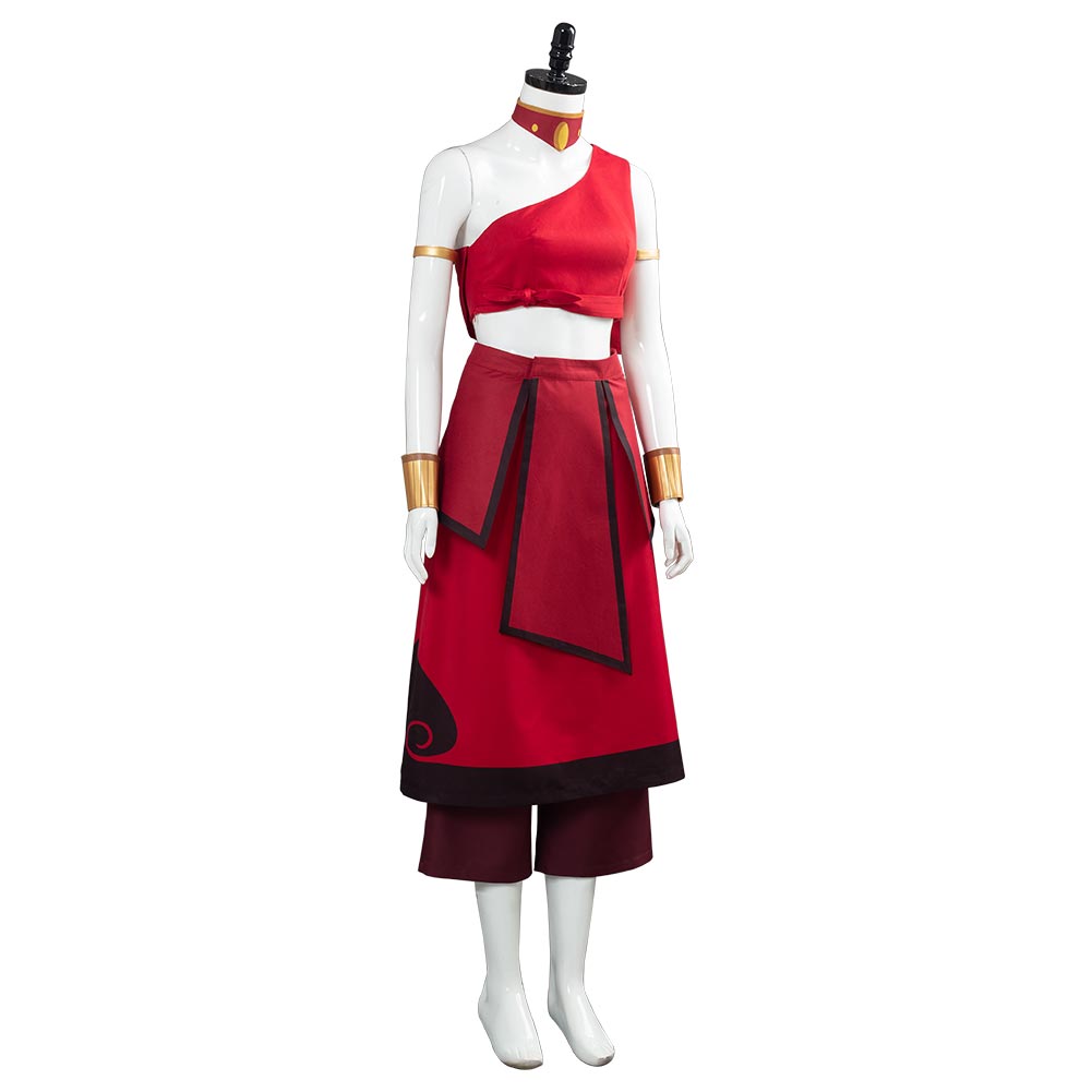 Katara Kostüm aus Avatar Der Herr der Elemente The Last Airbender Cosplay Kostüm