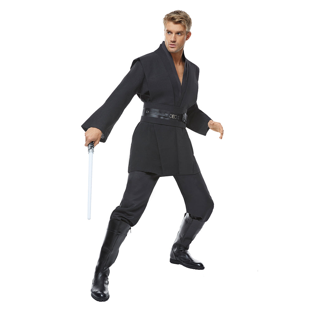 Anakin Skywalker Cosplay Kostüm Schwarz Version ohne Umhang
