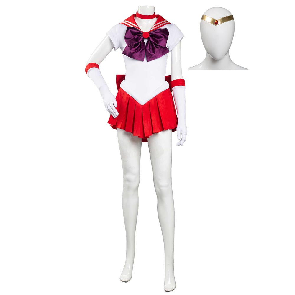 Geist des Feuers Rei Hino Uniform Sailor Mars Rei Hino Cosplay Halloween Karneval Kostüm