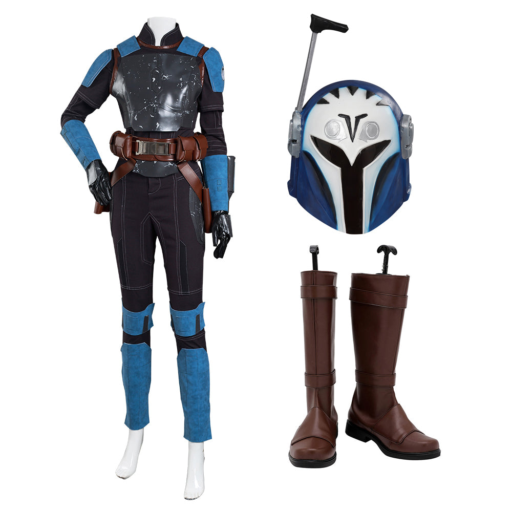 The Mandalorian 2 Bo-Katan Kryze Kostüm Jumpsuit Halloween Karneval Outfits