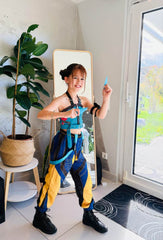 Kinder Mädchen Zoey Kostüm Kpop Demon Hunters HUNTRIX Zoey Cosplay Outfits