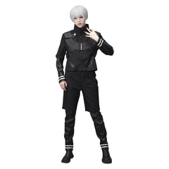 Tokio Ghul √A Ken Kaneki Jumpsuit Battle Uniform Cosplay Kostüm