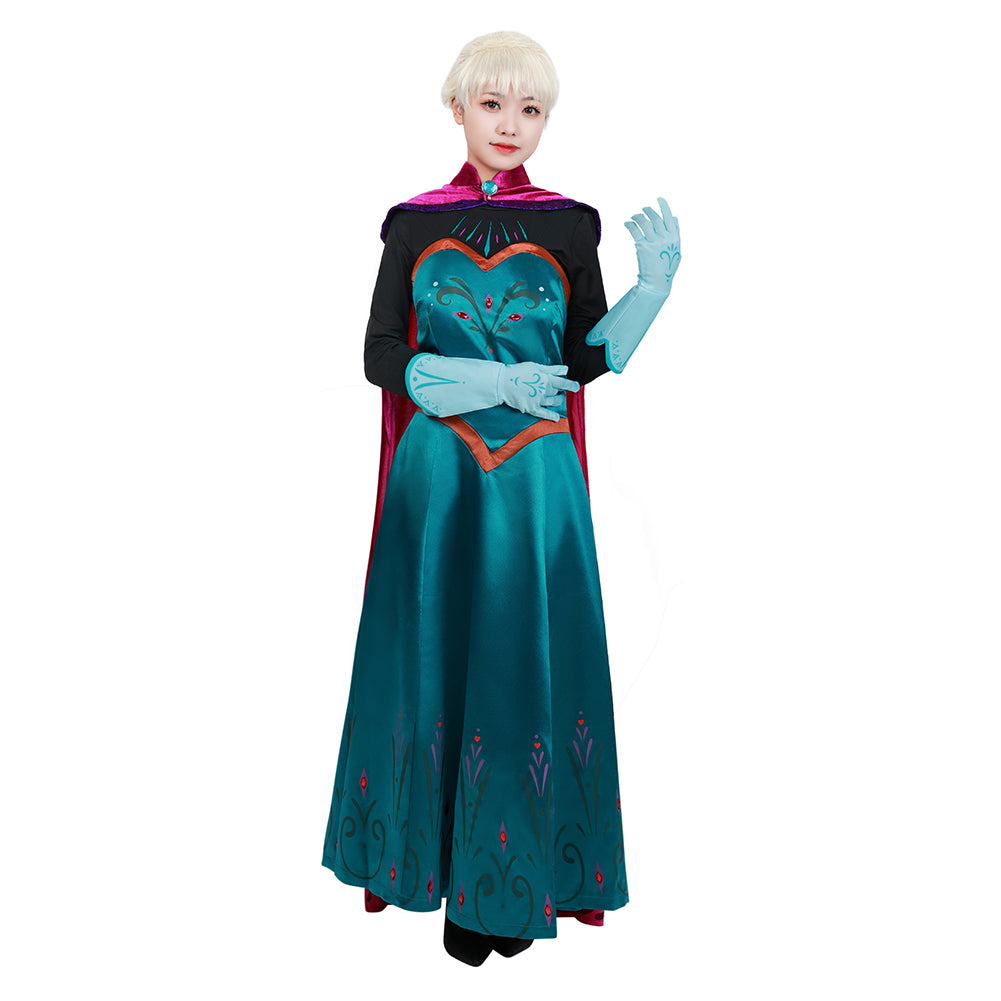 Die Eisköniging Elsa Königin Elsa Cosplay Kostüm Kleid Halloween Karneval Kostüm
