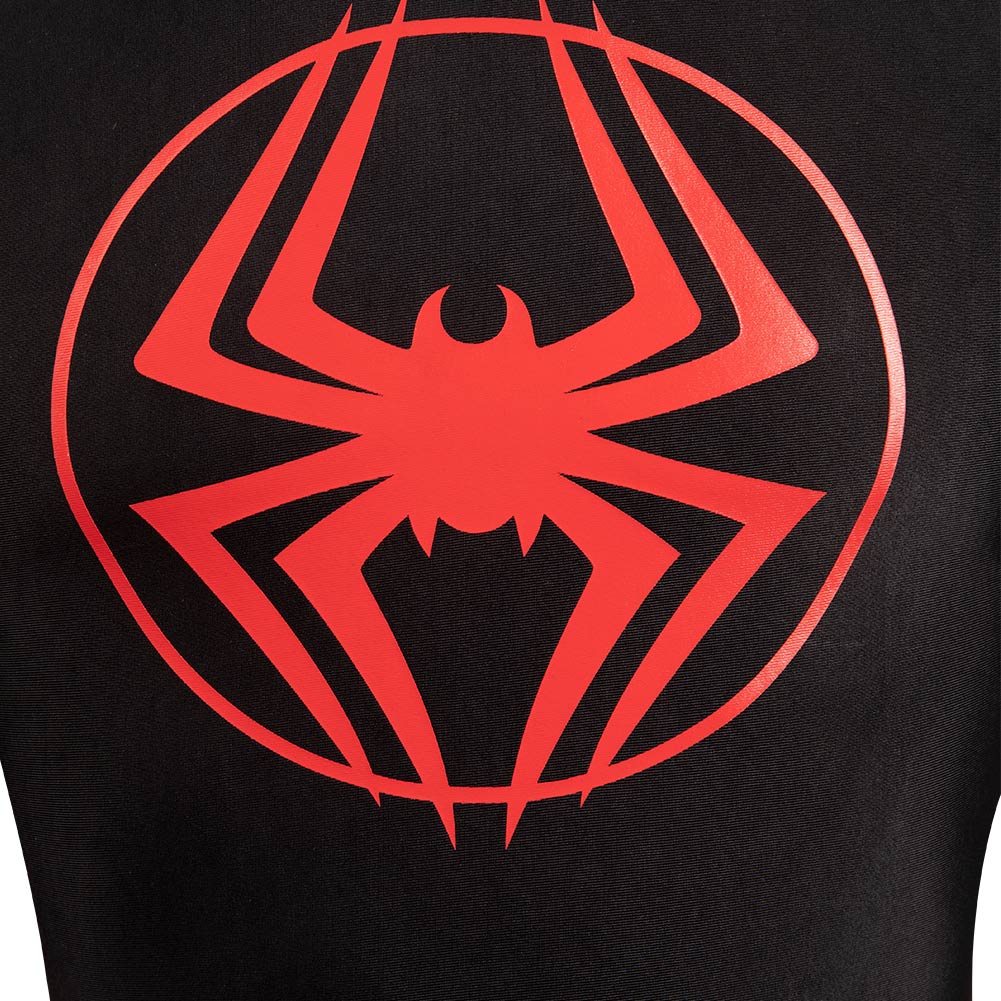 Kinder Jungen Spider-Man: Across The Spider-Verse Miles Morales Bodysuit Cosplay Halloween Karneval Overall