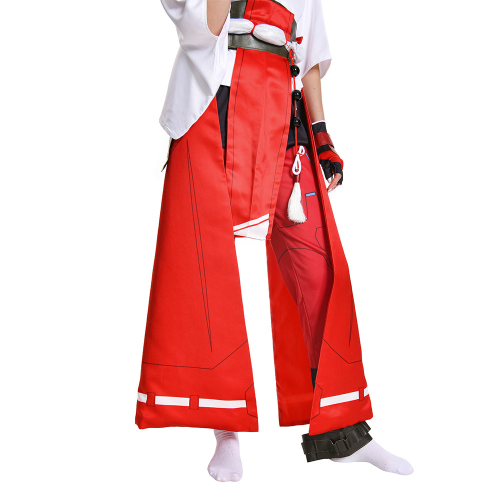 OW Kiriko Kamori Kostüm Set Overwatch Kiriko Cosplay Halloween Karneval Outfits