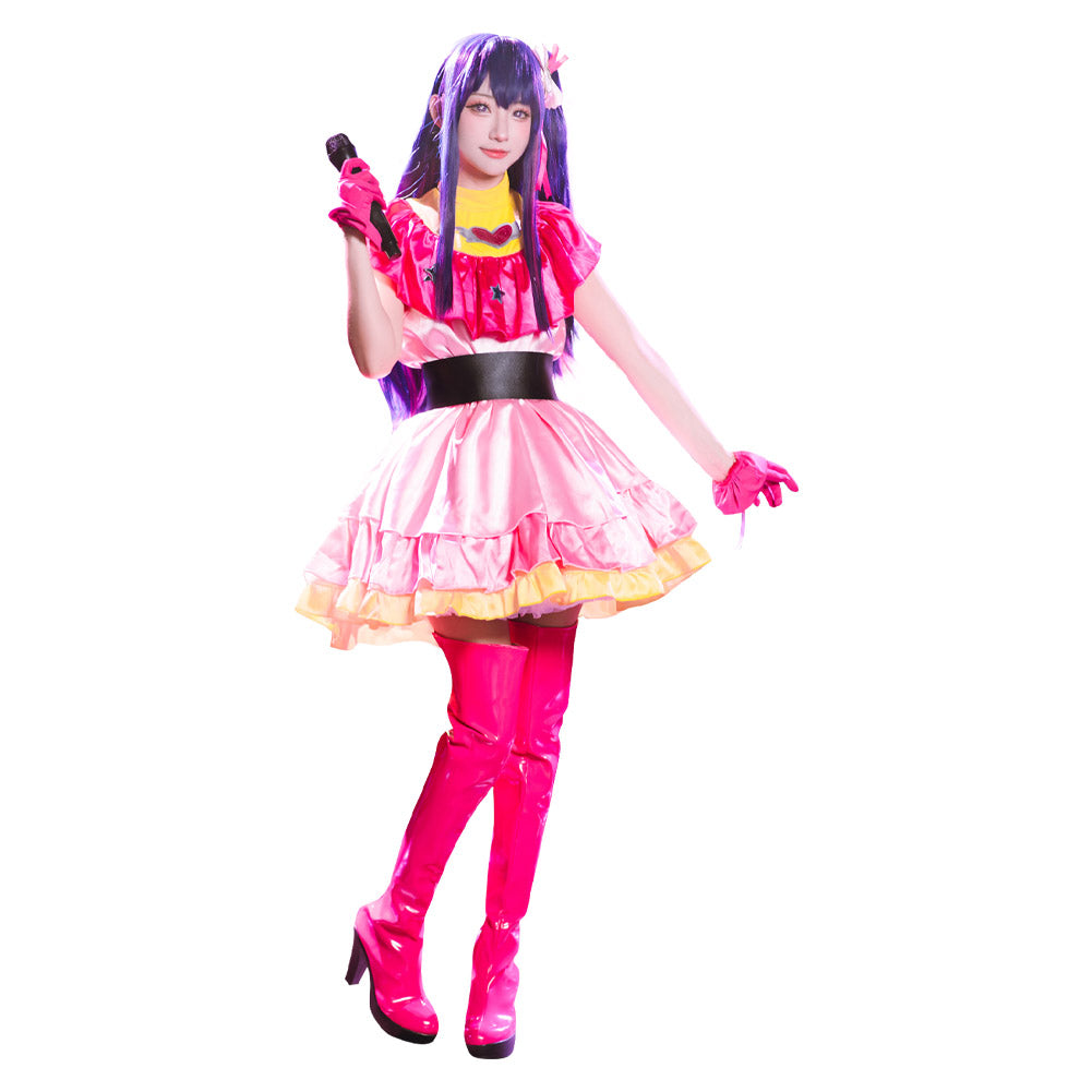 Mein*Star Oshi no Ko Hoshino Ai Kleid Cosplay Halloween Karneval Outfits