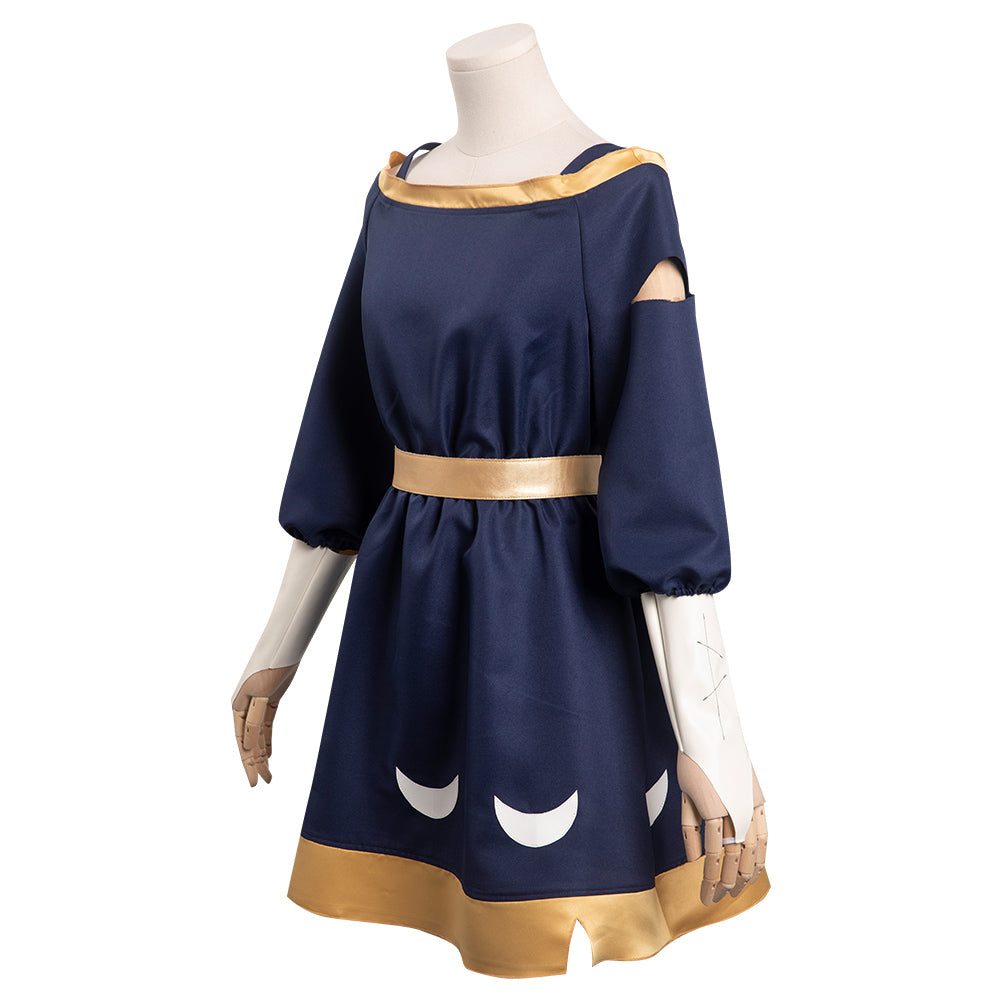 Kinder Mädchen The Owl House Cosplay Amity Kostüm Halloween Karneval Kleid