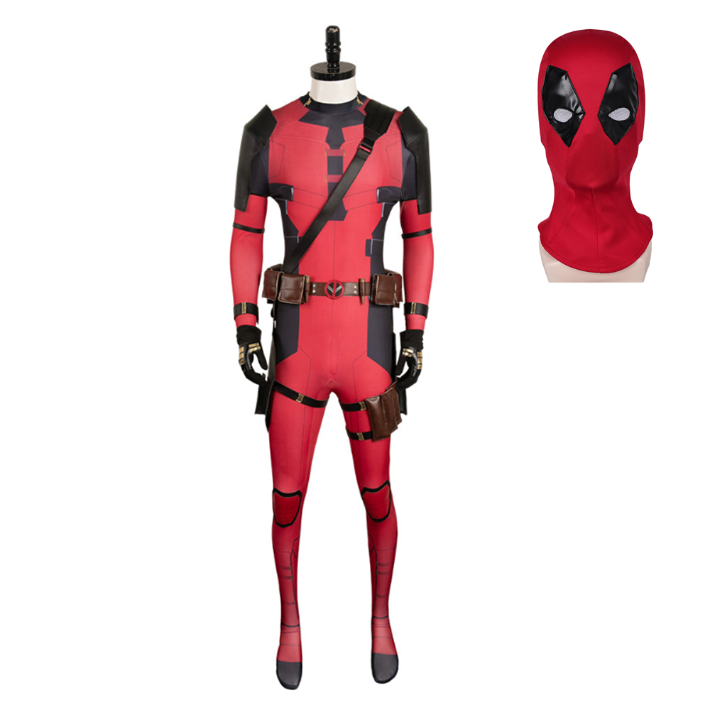 Wade Wilson Deadpool Jumpsuit X-Men Origins: Wolverine Cosplay Outfits