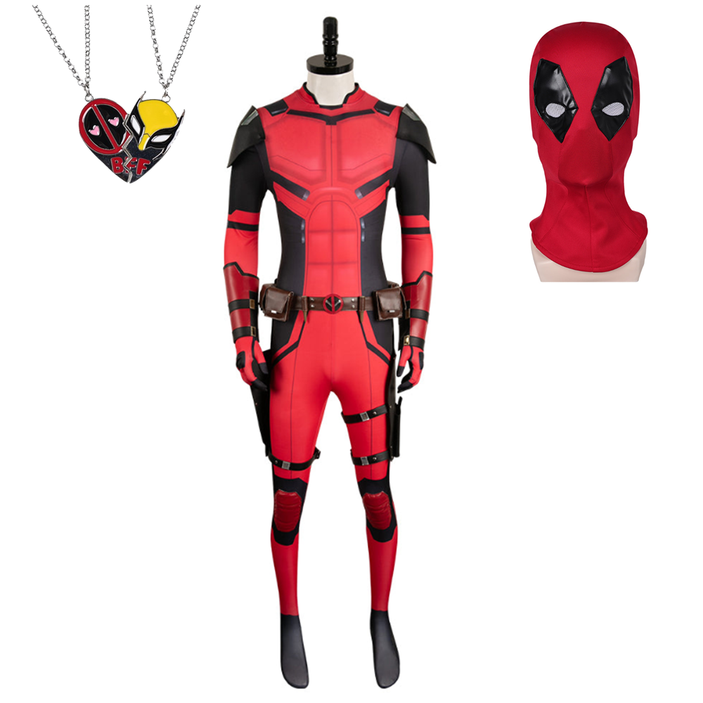 2024 Deadpool & Wolverine (2024) Deadpool Wade Wilson Jumpsuit Cosplay Kostüm