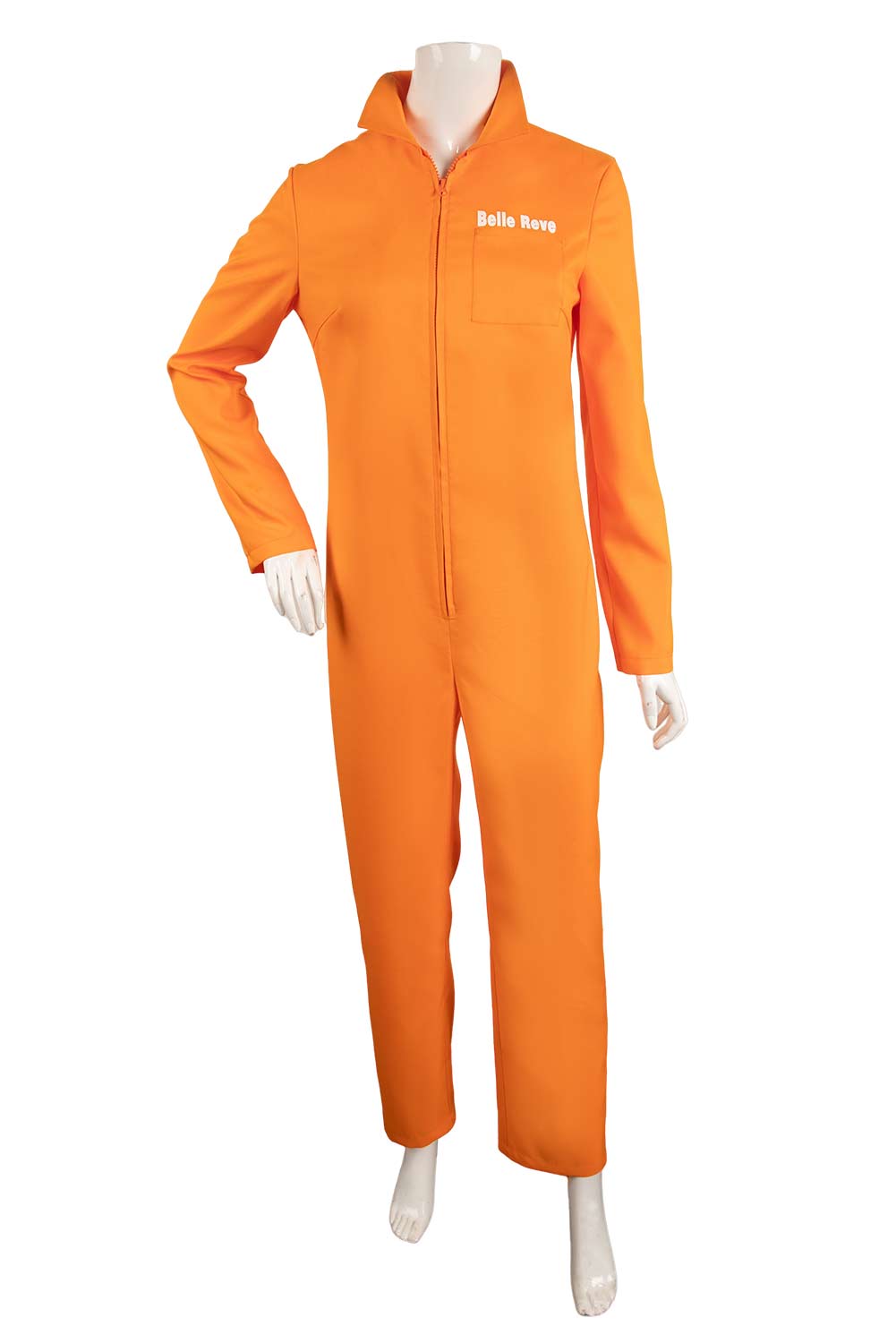 Suicide Squad Isekai 2024 Harley Quinn Kostüm Belle Reve orange Jumpsuit Cosplay Outfits