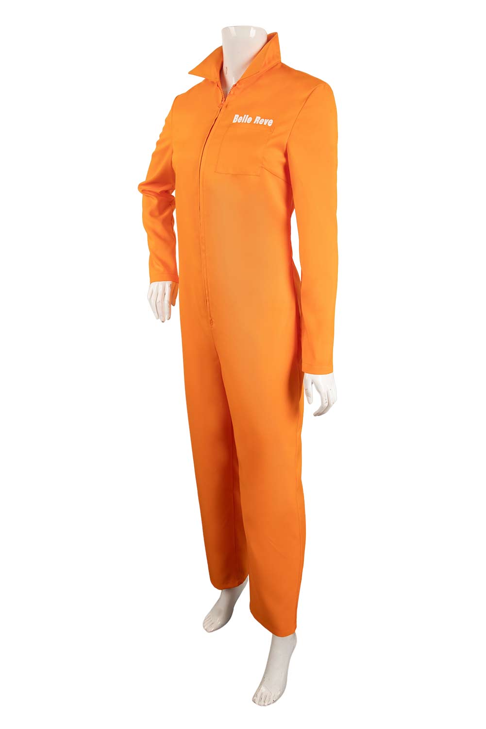 Suicide Squad Isekai 2024 Harley Quinn Kostüm Belle Reve orange Jumpsuit Cosplay Outfits