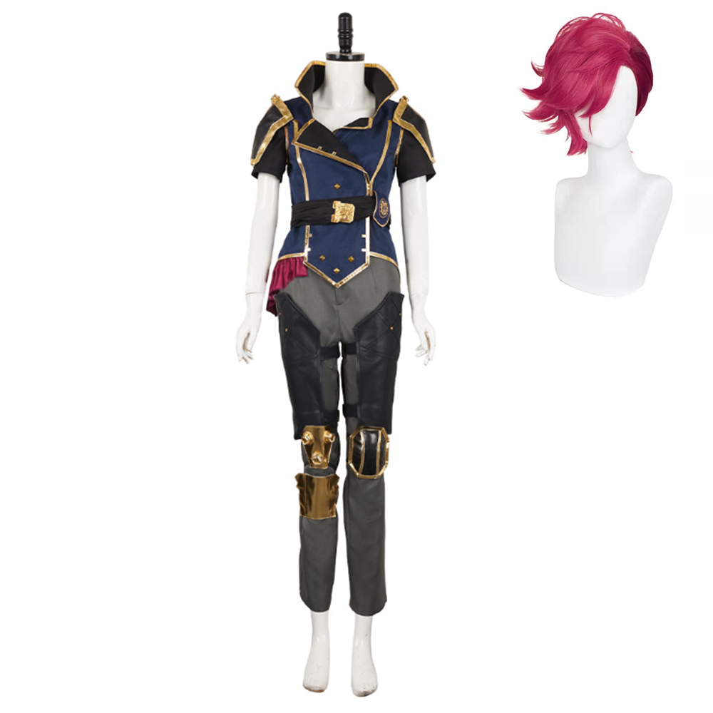 Arcane: League of Legends Vi Cosplay Kostüm Halloween Karneval Outfits