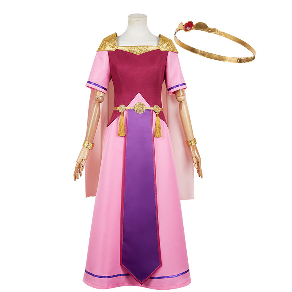 Prinzessin Zelda Kleid The Legend of Zelda: Echoes of Wisdom Zelda Cosplay Kostüm