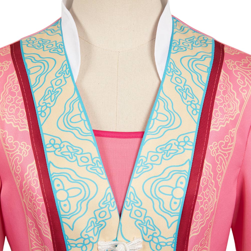 White Snake 3 Fangzhu Baoqing Embers rosa Hanfu Cosplay Outfits
